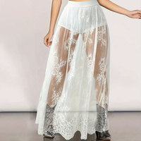 Elegant Party Evening Sexy Lace Maxi Dress 3